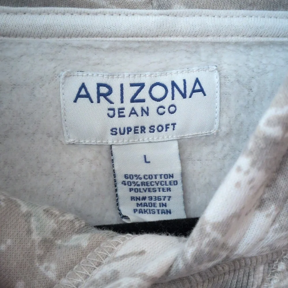 Arizona Men's Super Soft Fleece Hoodie, Camouflage, Size Large, Like New - Picture 4 of 7